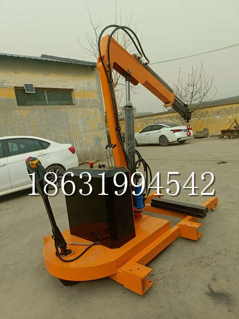 盐埔乡自卸车厢随车吊 自制轮式四不像起重机 四驱平板吊 5吨 贵盛